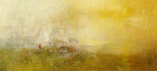 From J.M. Turner's Sunrise With Sea Monsters